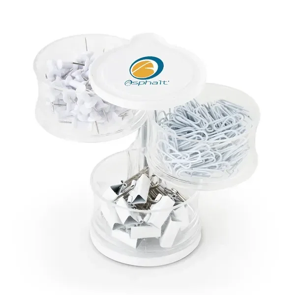 Tower of Clips and Push Pins — view 2