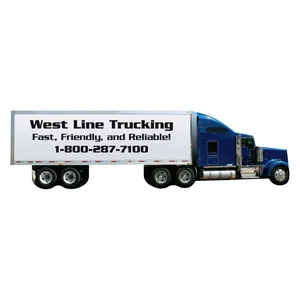 Custom Printed Tractor Trailer Magnet