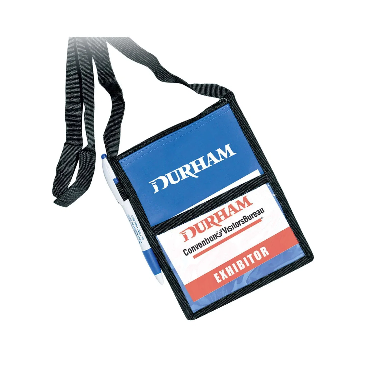 Tradeshow Badge Holder — Blue
