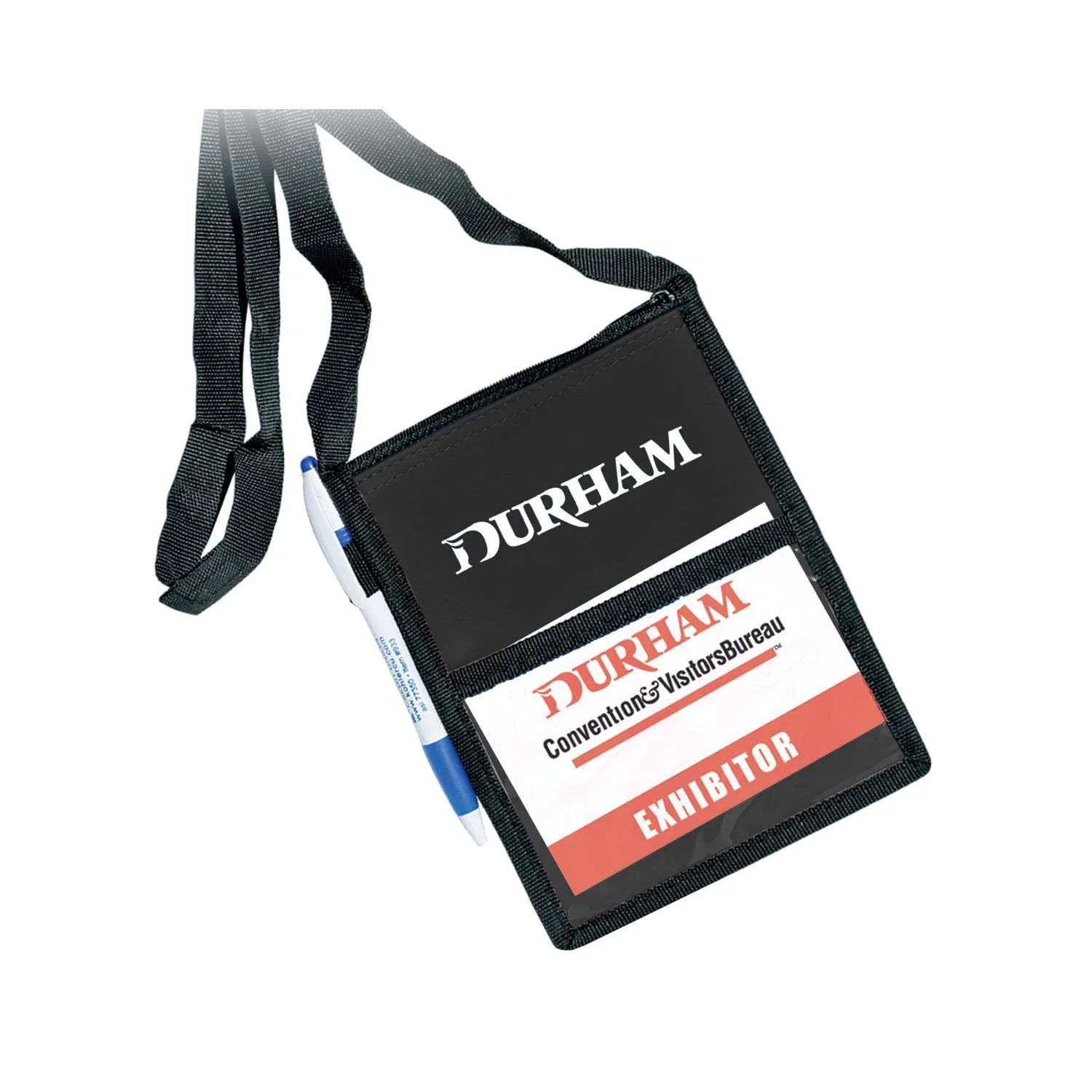 Tradeshow Badge Holder — Black — view 2