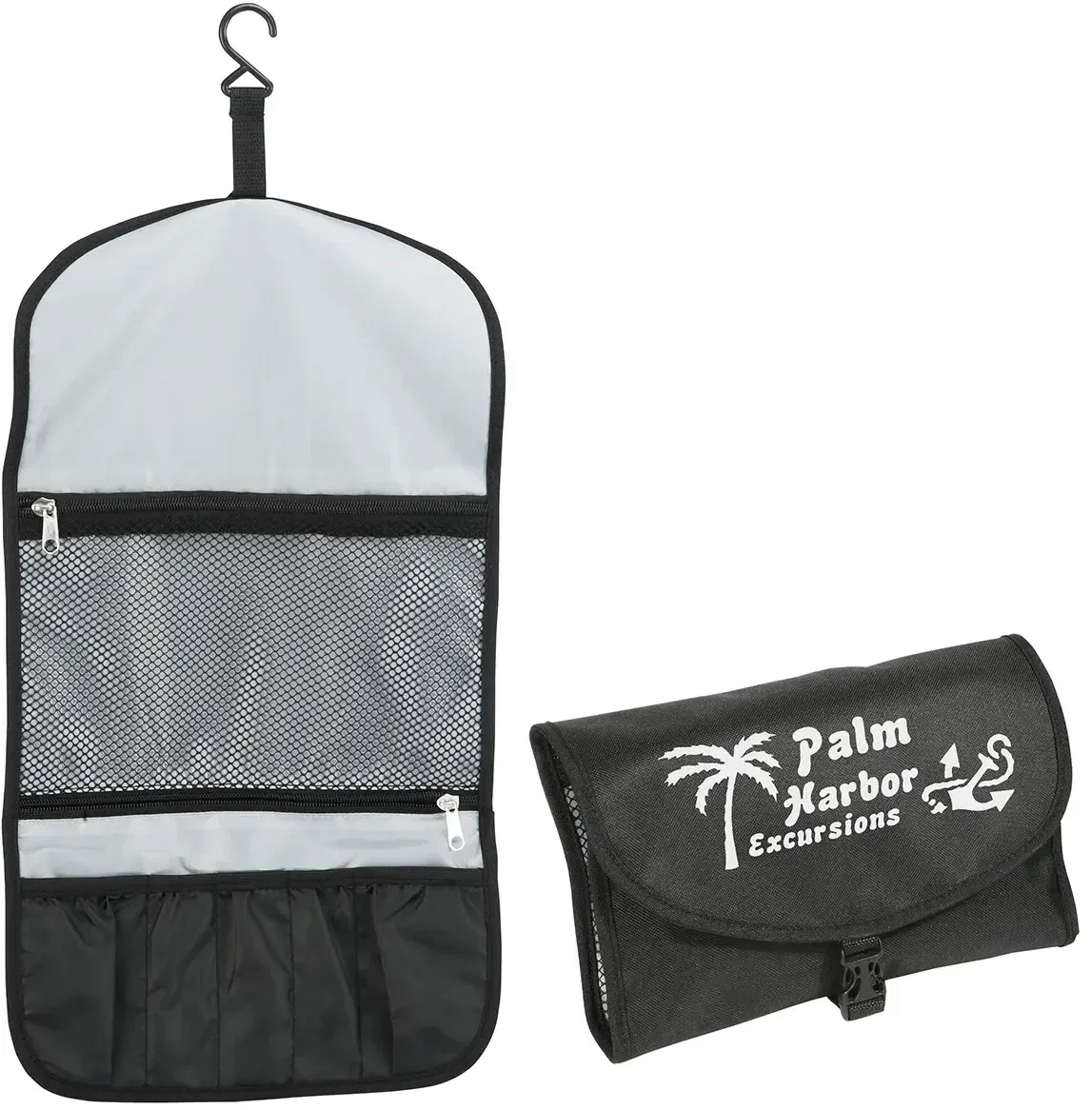 Tradewinds 5-Pocket Toiletry Bag, custom branded travel toiletry kit, front view