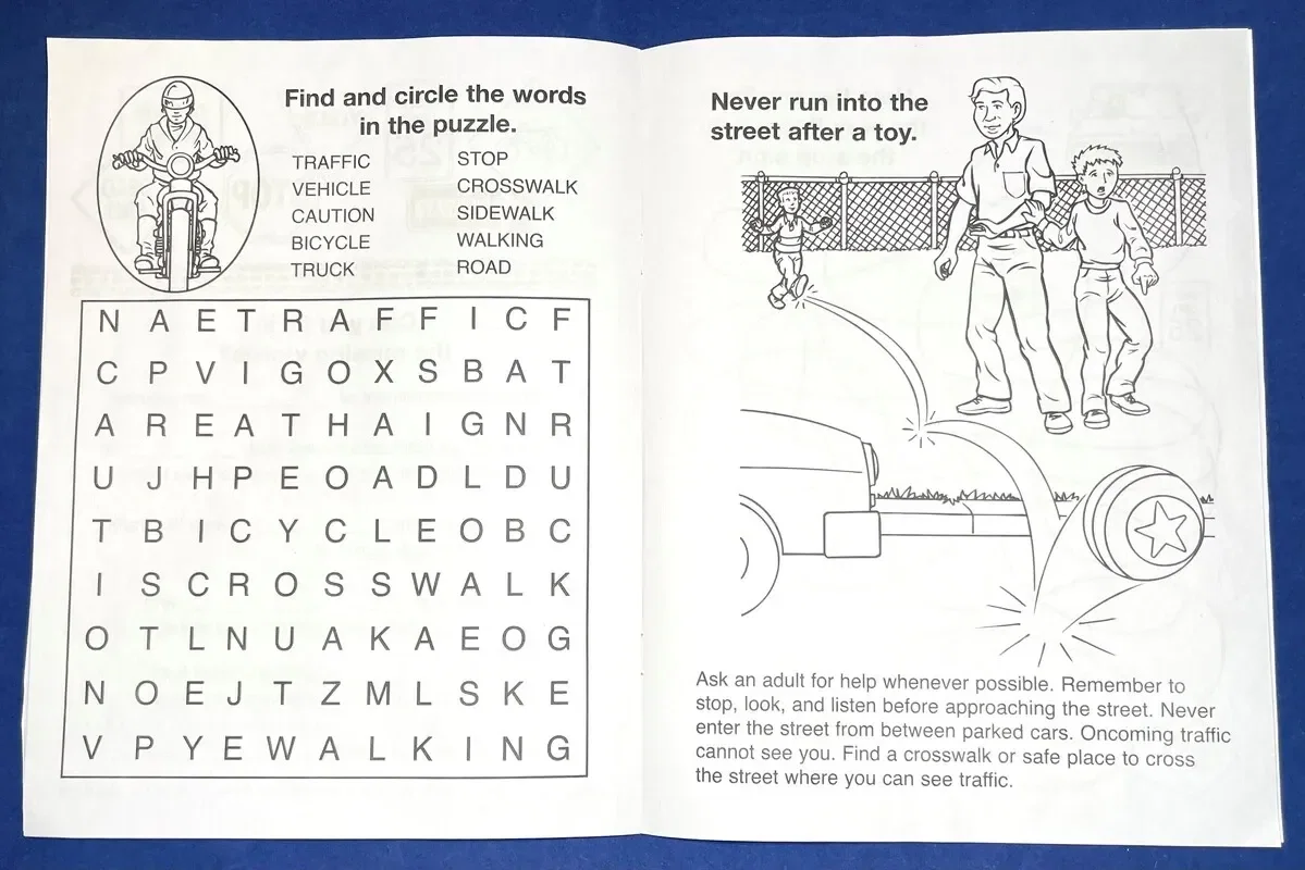 Traffic Safety Coloring Book — view 2