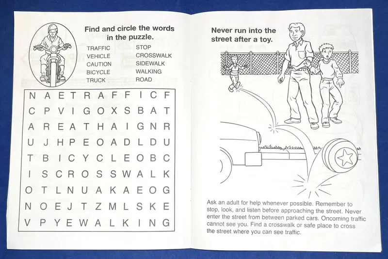 Traffic Safety Coloring Book — view 2
