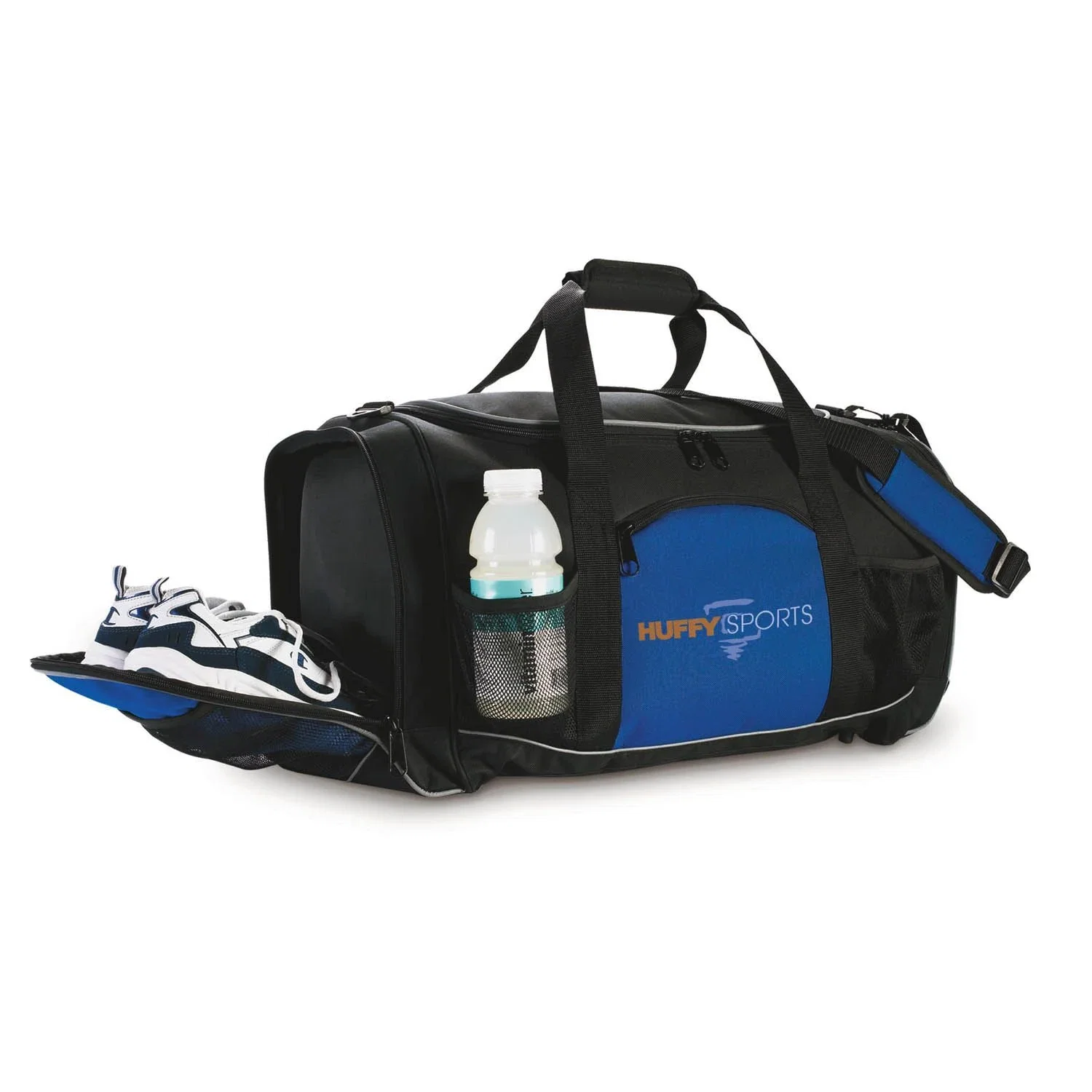 Imprinted Trainer Duffel — Royal Blue — view 4