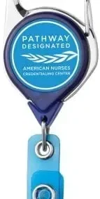 Translucent Badge Reel with Carabiner and Belt Clip — view 3