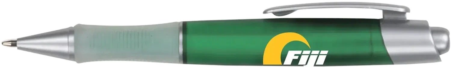 Personalized Translucent Gripper Pen with Free FedEx Ground Shipping — view 2
