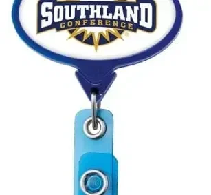 Custom Translucent JUMBO Oval Badge Reel — view 4