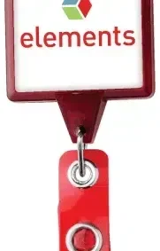 Custom Translucent JUMBO Badge Reel — view 3