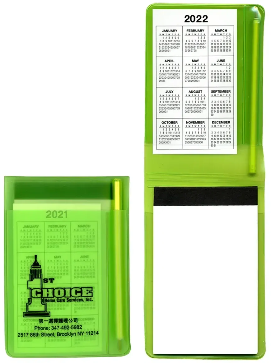 Personalized Translucent Memo Book Set — view 4