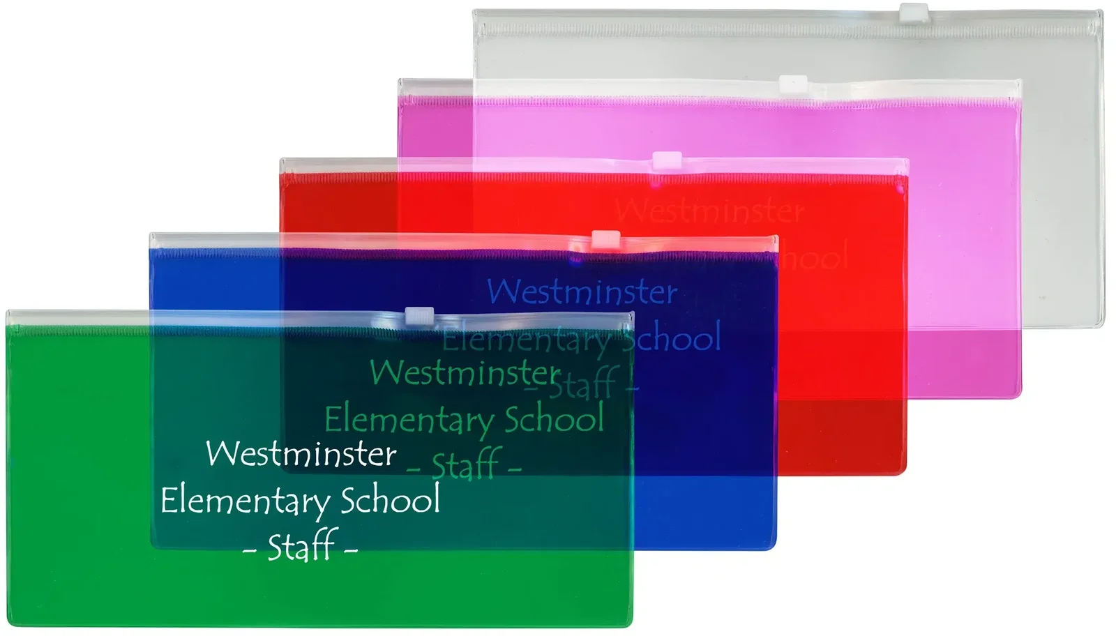 Personalized Logo Translucent Pencil Case — view 3