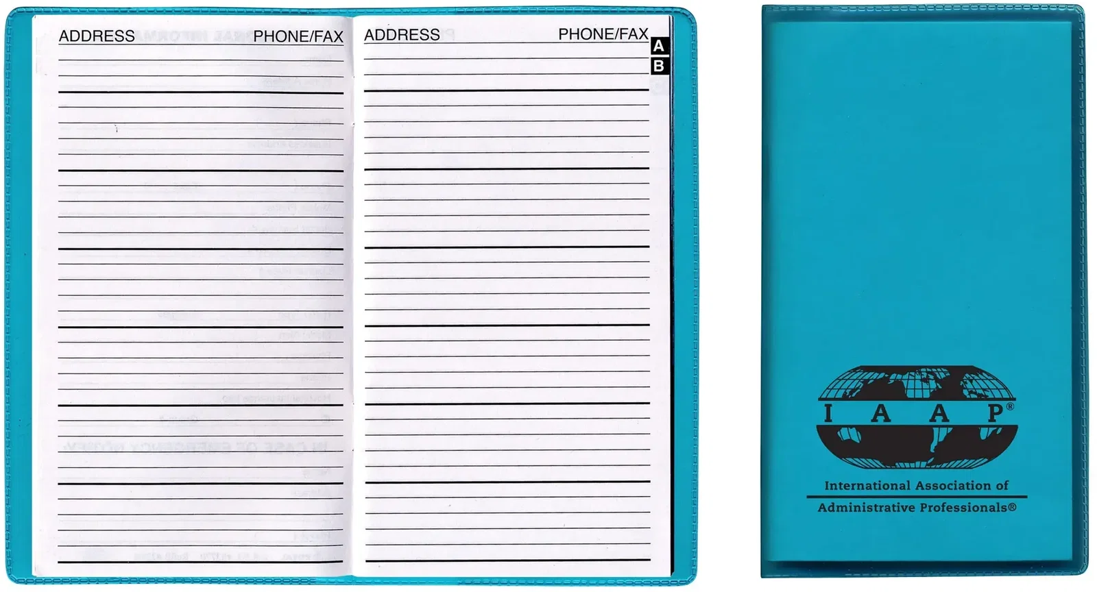 Personalized Translucent Vinyl Address Book — view 2