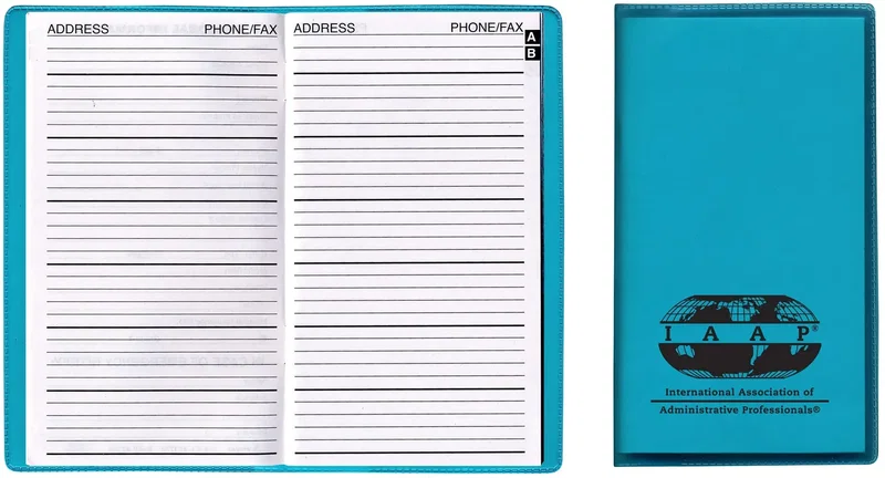 Personalized Translucent Vinyl Address Book — view 2