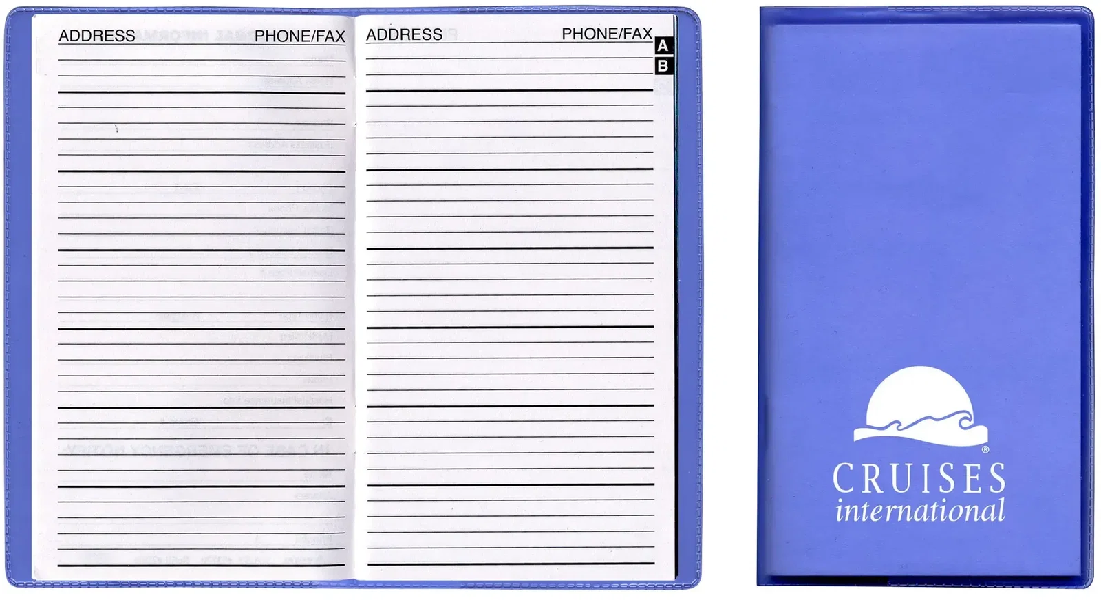 Personalized Translucent Vinyl Address Book — view 3