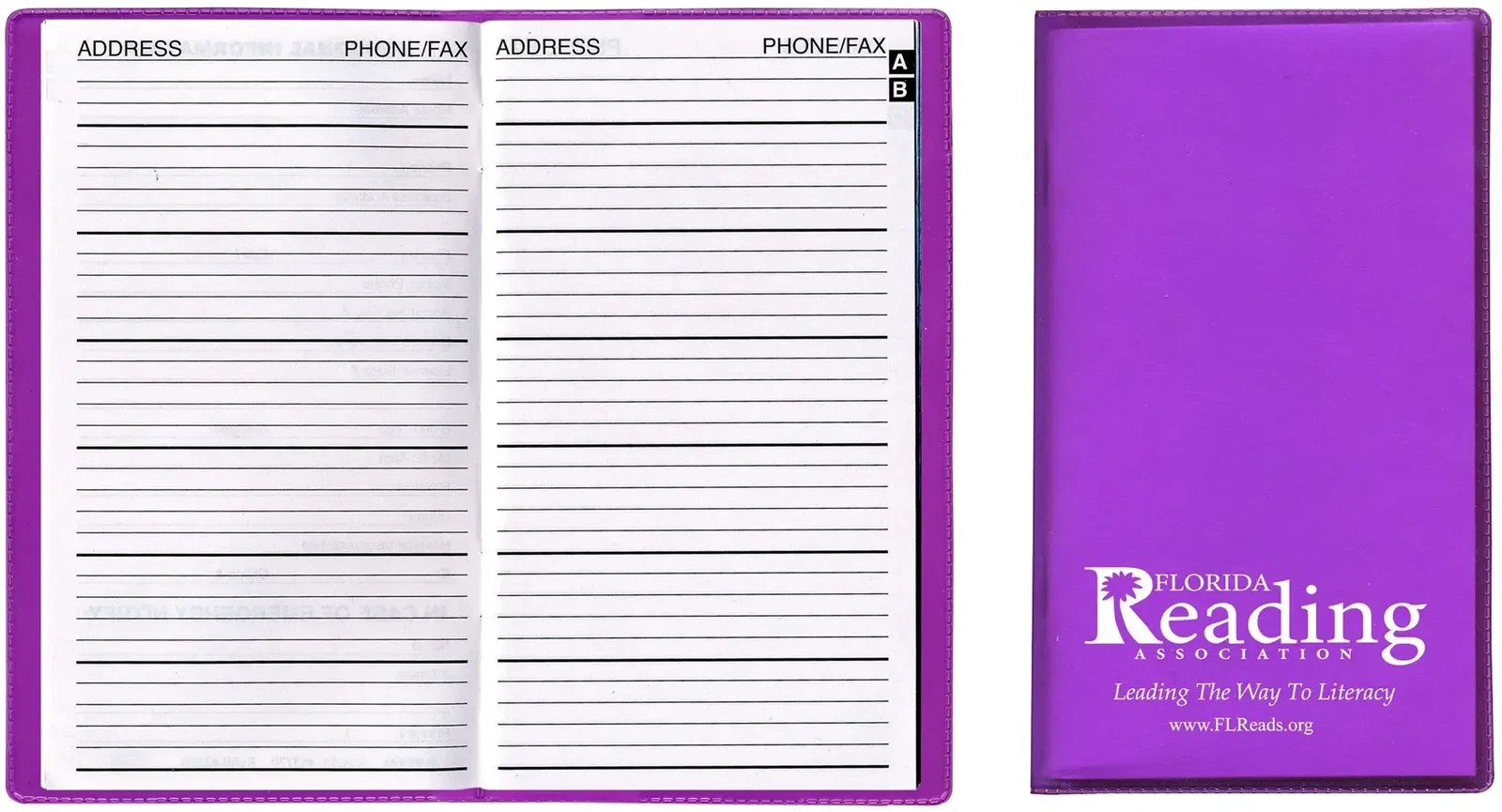 Personalized Translucent Vinyl Address Book — view 4
