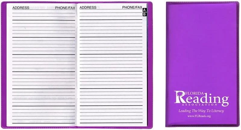 Personalized Translucent Vinyl Address Book — view 4
