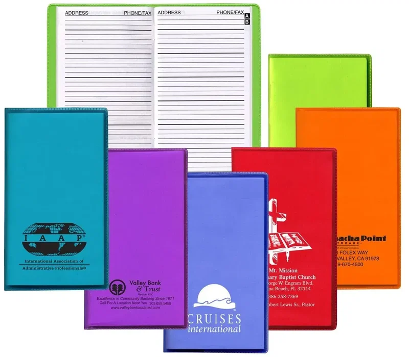 Personalized Translucent Vinyl Address Book — view 5