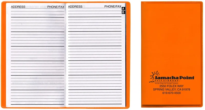 Personalized Translucent Vinyl Address Book — view 6