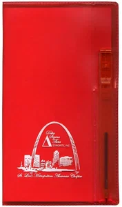 Translucent Vinyl Weekly Planner Set - personalized with logo & flat matching pen