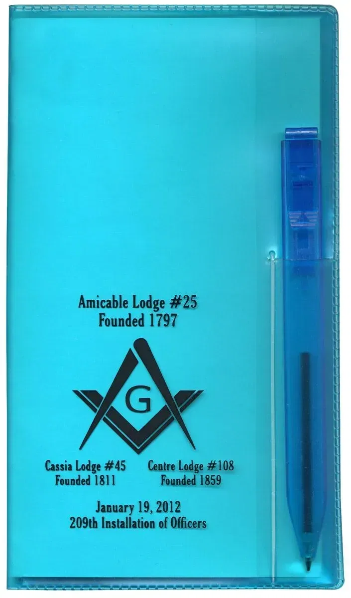Custom Translucent Vinyl Cover Weekly Planner — view 4