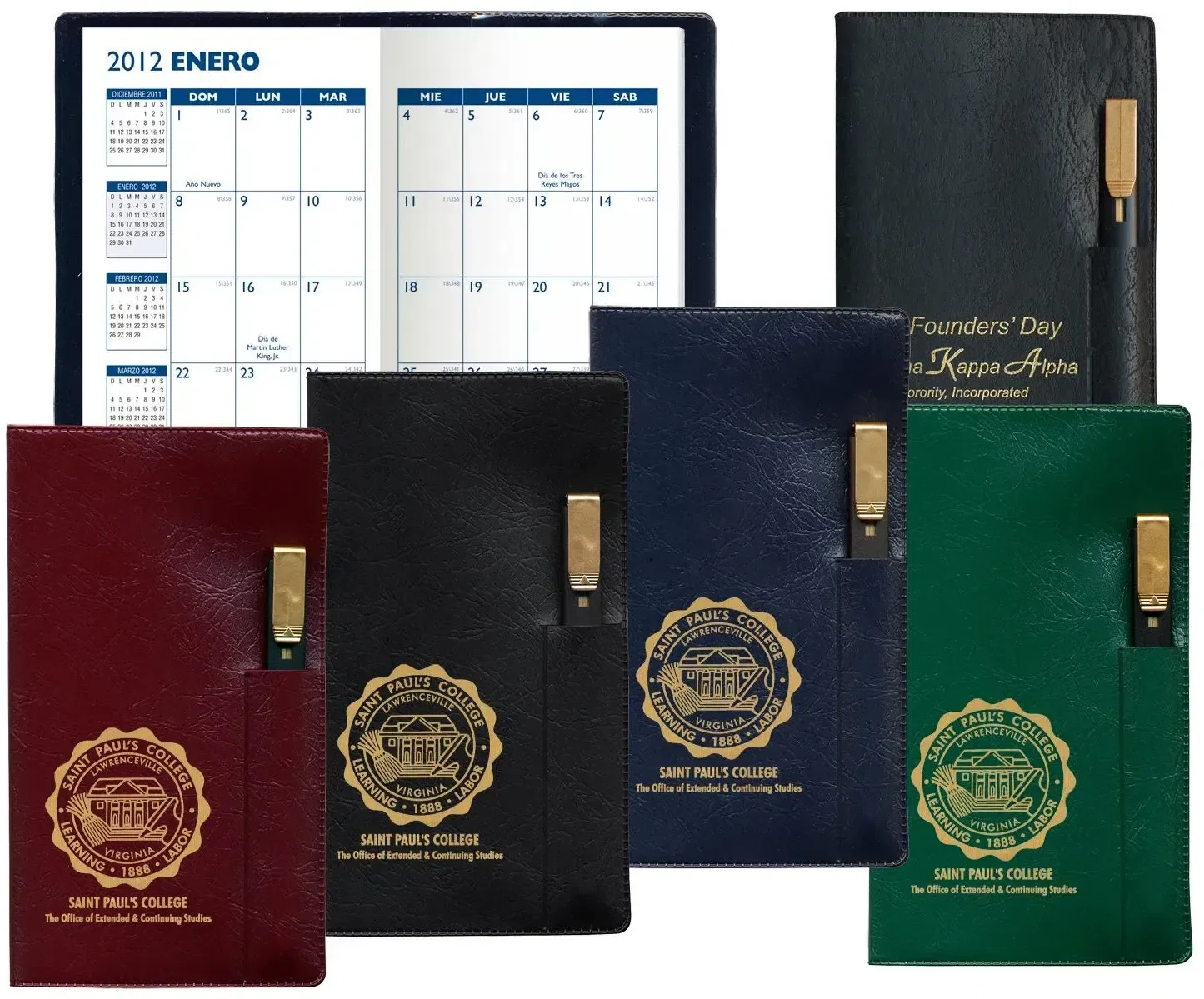 Customized Translucent Vinyl Cover with Matching Pen - Personalized Branded Logo