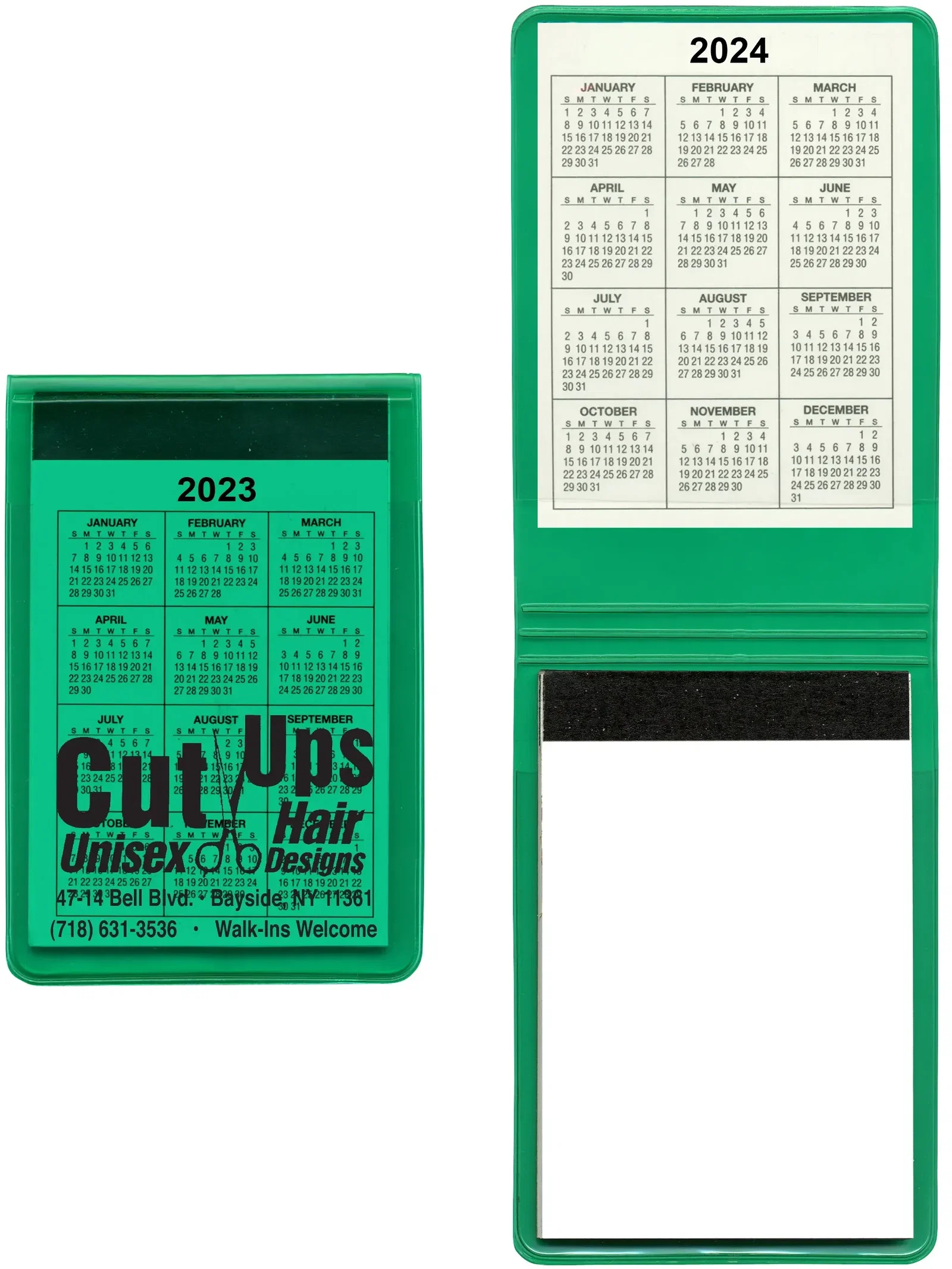 Custom Translucent Vinyl Memo Book - 30-Page Pad — view 2