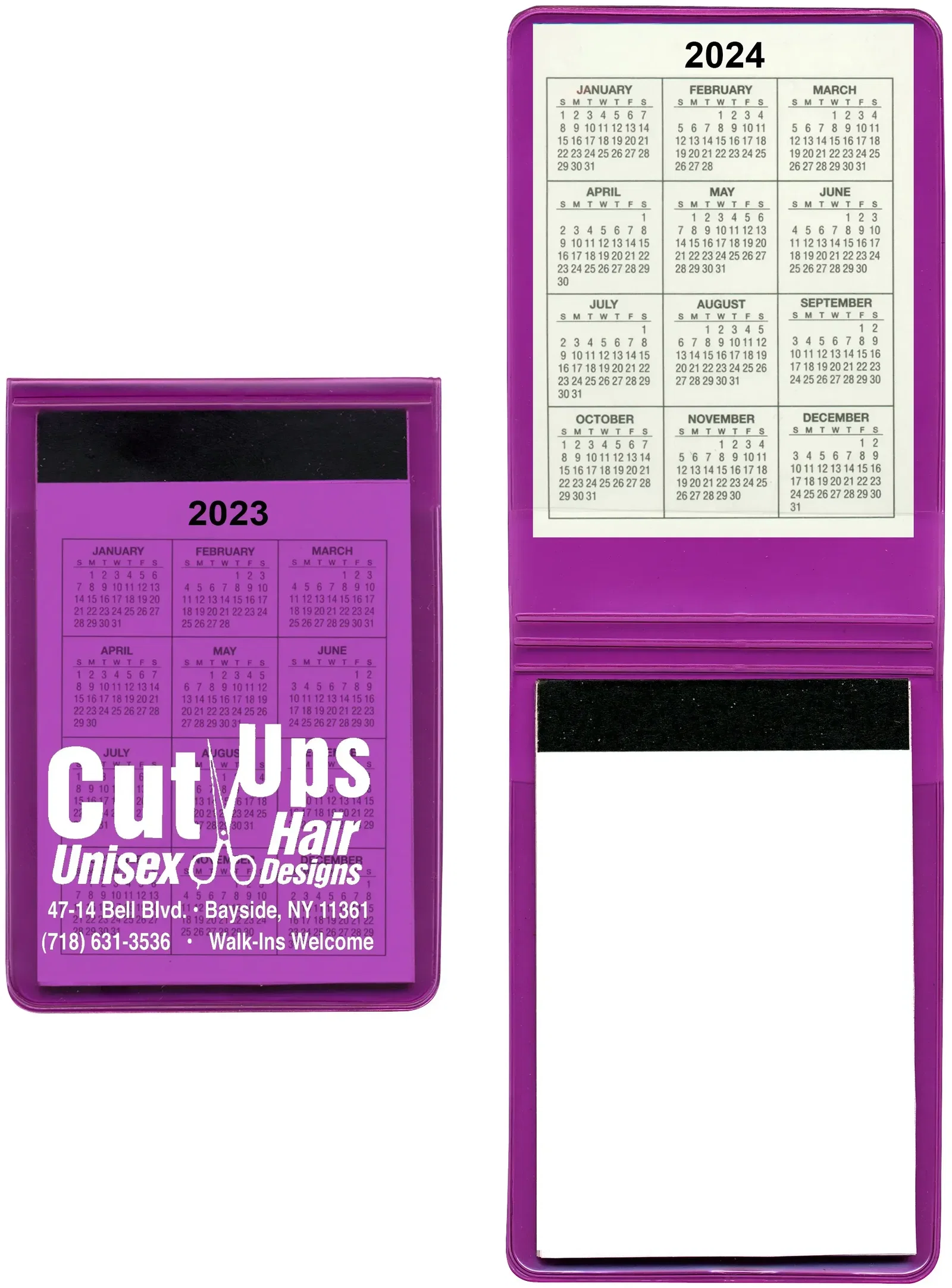 Custom Translucent Vinyl Memo Book - 30-Page Pad — view 4