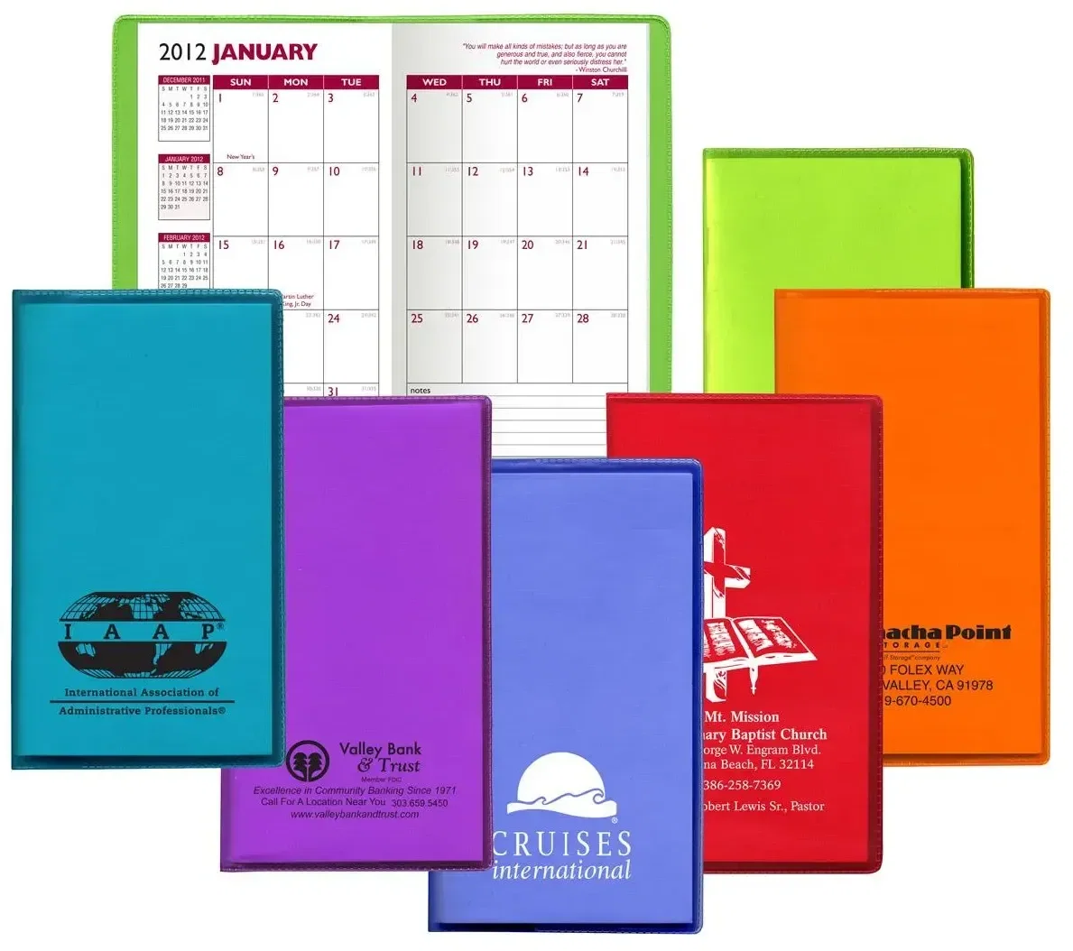 Branded Translucent Monthly Pocket Planner — view 3