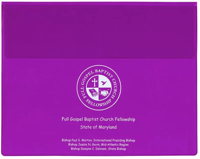 Branded Translucent Underarm Portfolio — view 2