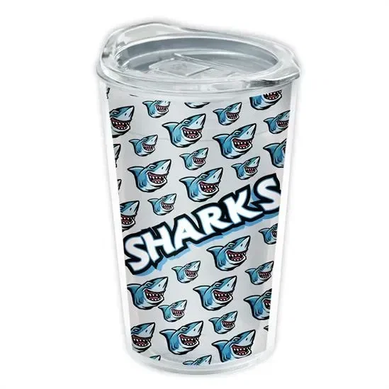 Transparent Tumbler with Slider Lid and Full-Color Insert (14 oz.)