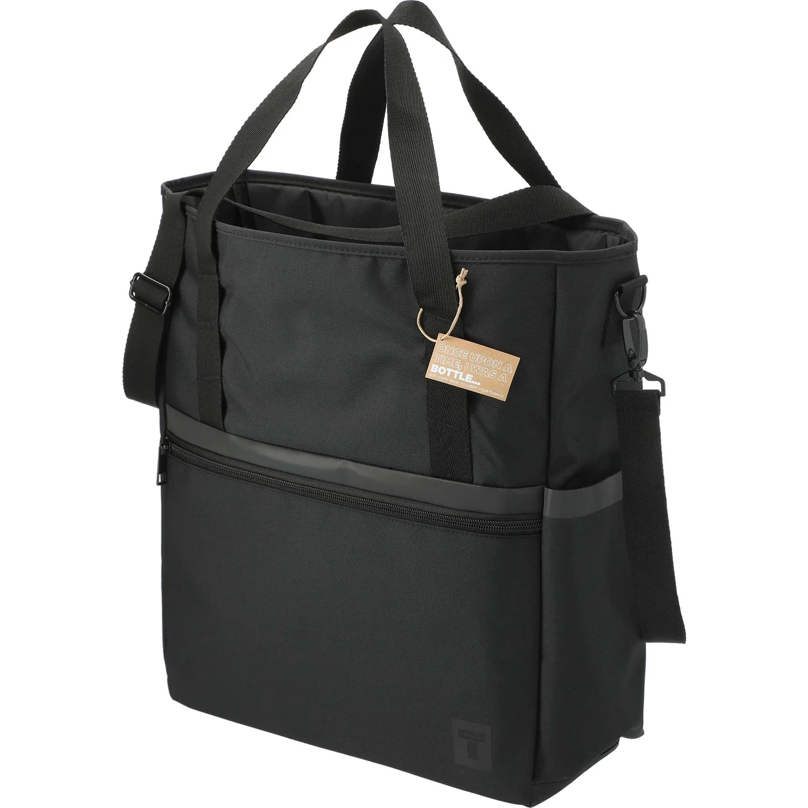 Custom Tranzip EcoSmart® Recycled Computer Tote — view 10