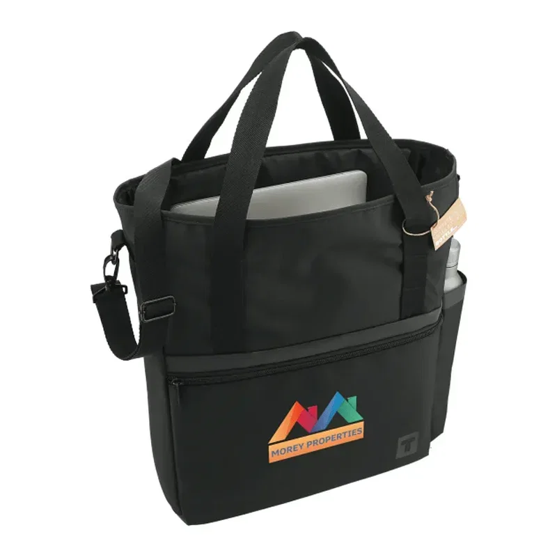Custom Tranzip EcoSmart® Recycled Computer Tote — view 7