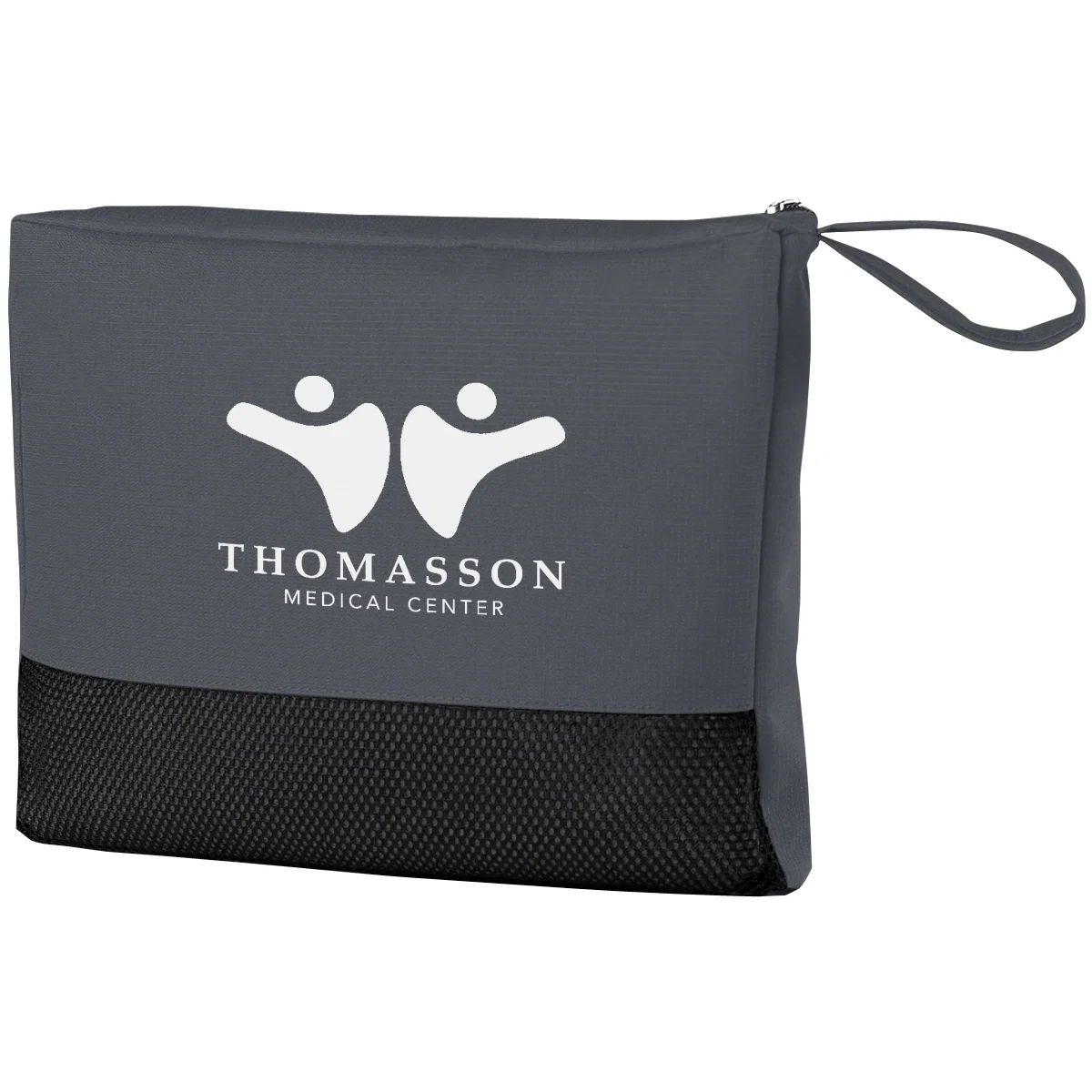 Travel blanket folded into its compact ten inch carry pouch