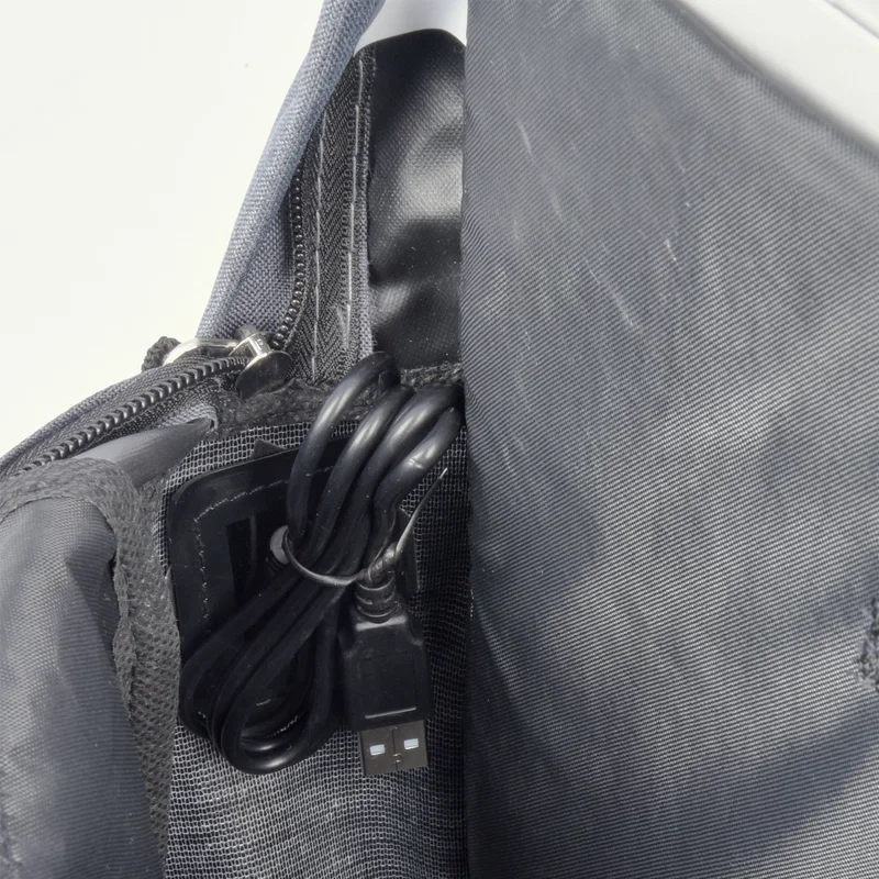 Travel Computer Backpack, USB Charging Port, Double Zipper, Computer Bag for Men & Women — view 11