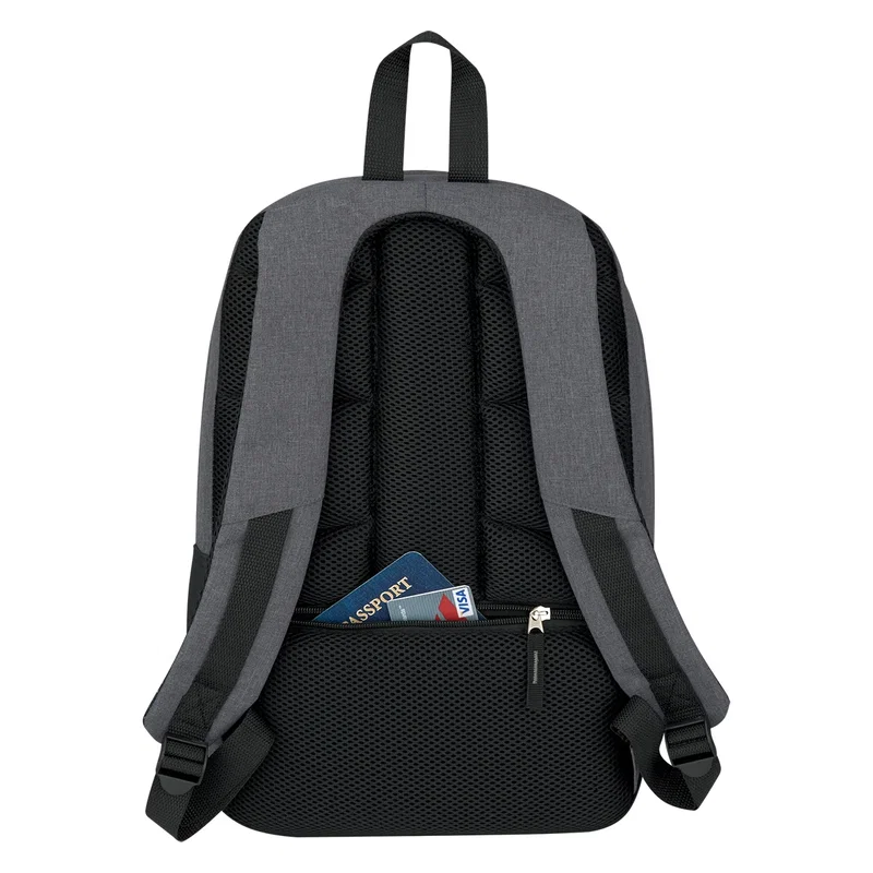 Travel Computer Backpack, USB Charging Port, Double Zipper, Computer Bag for Men & Women — view 13