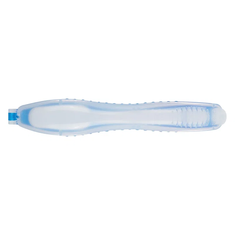 Compact size shown flat, under five inches when closed