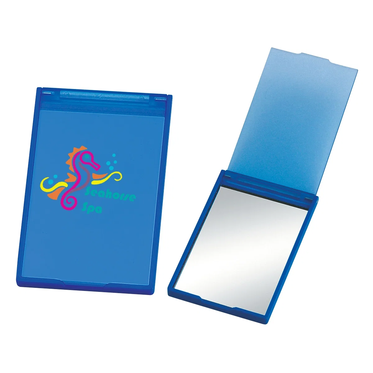 Mirror surface shown in close detail highlighting the back panel