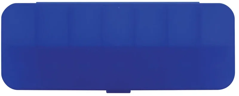 Traveler's All-Week AM/PM Pill Box. AM/PM weekly pill box organizer with 7-day compartments for travel and pharmacy use, view