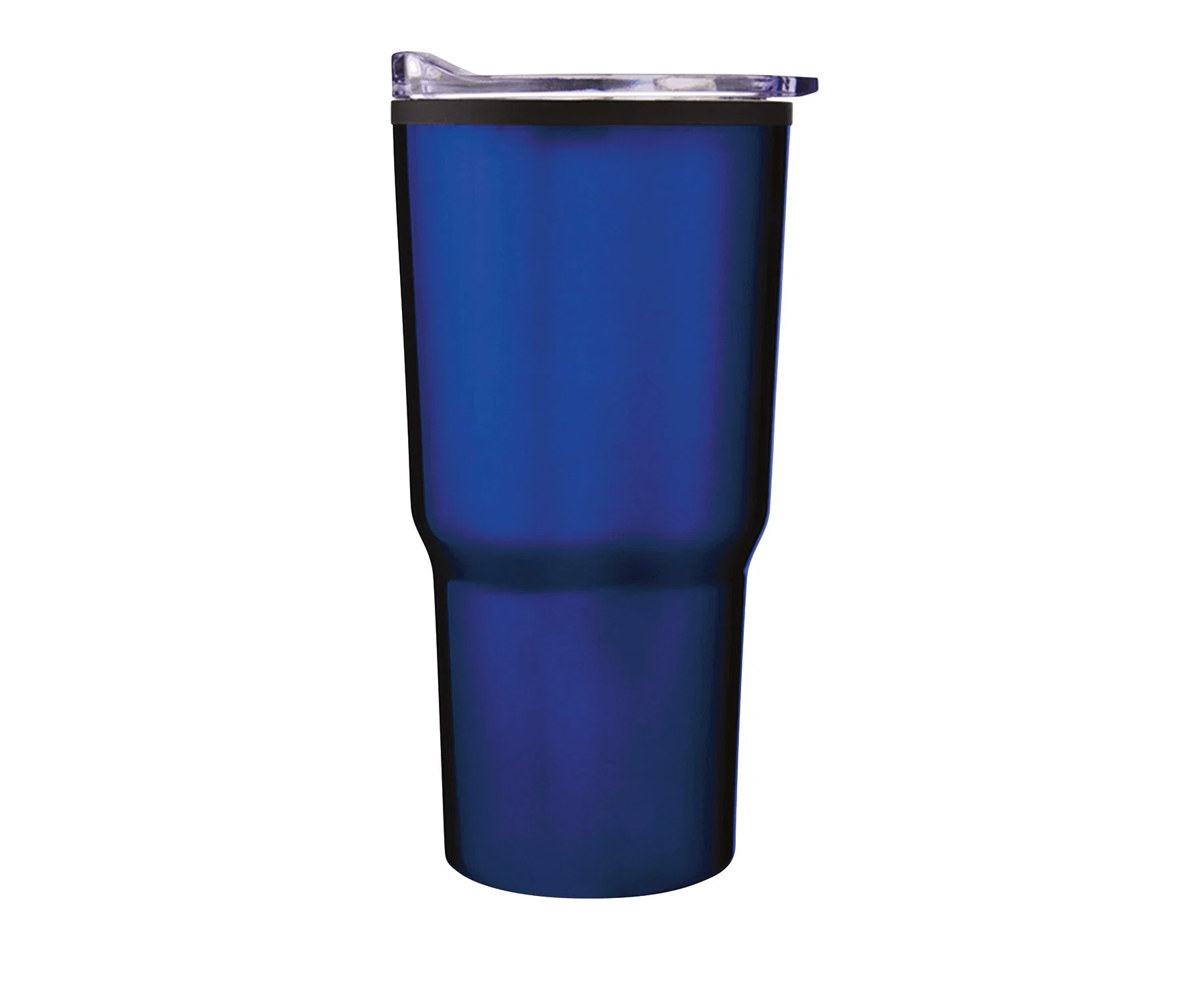 Traveler's 20 oz. Cup-Holder Tumbler. Stainless steel 20 oz cup-holder tumbler fits car cup holders for commuters, view 2
