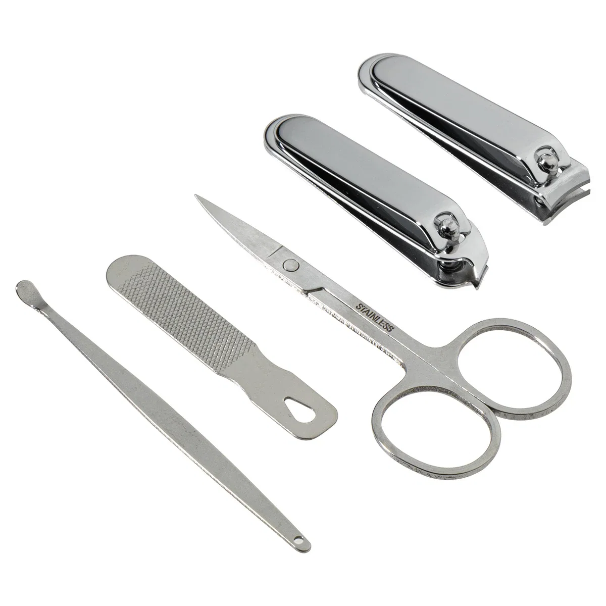 Promotional TravelMate Manicure Kit, angled side view of the zippered case