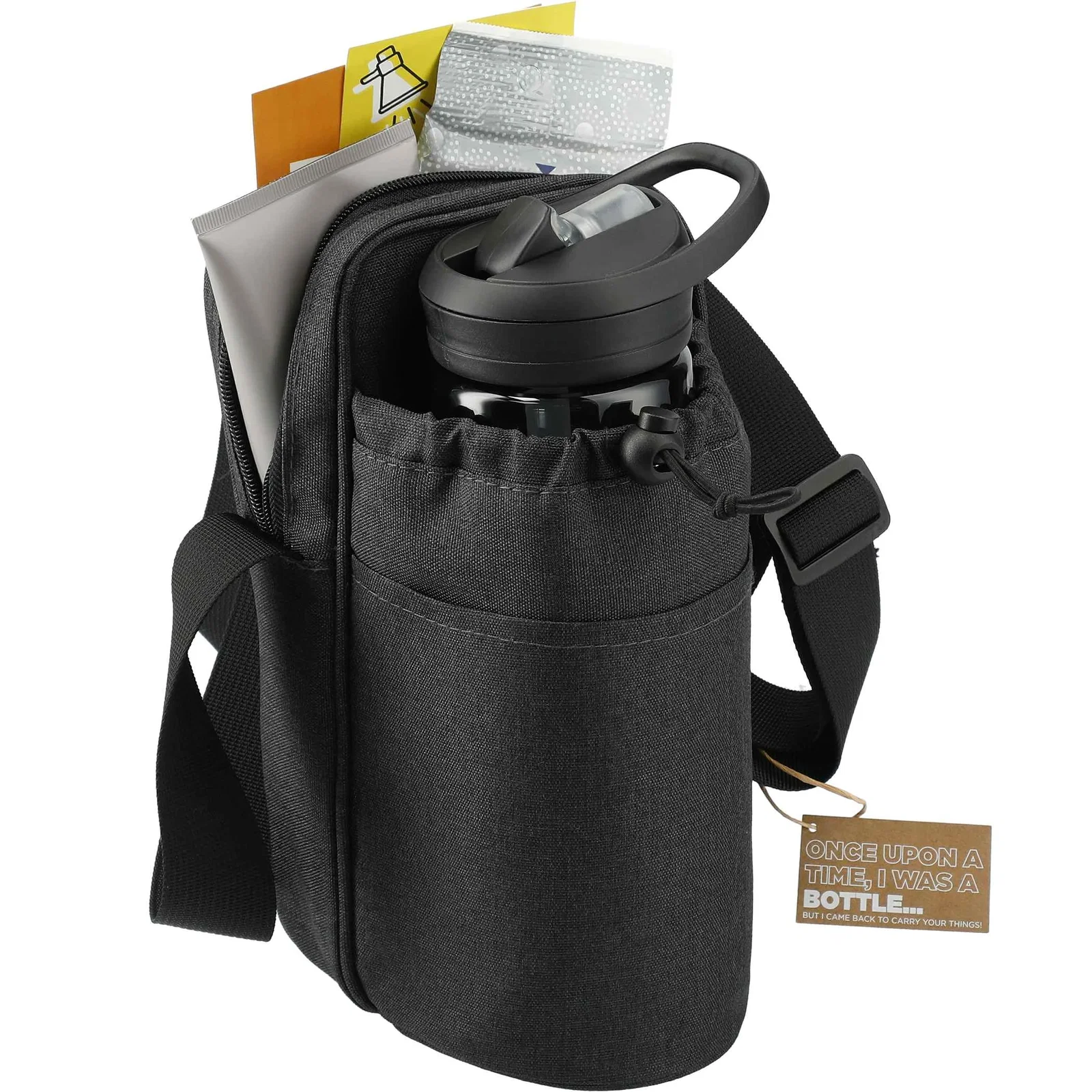 Traver RPET Adjustable Bottle Sling Cooler w/Pouch — view 11