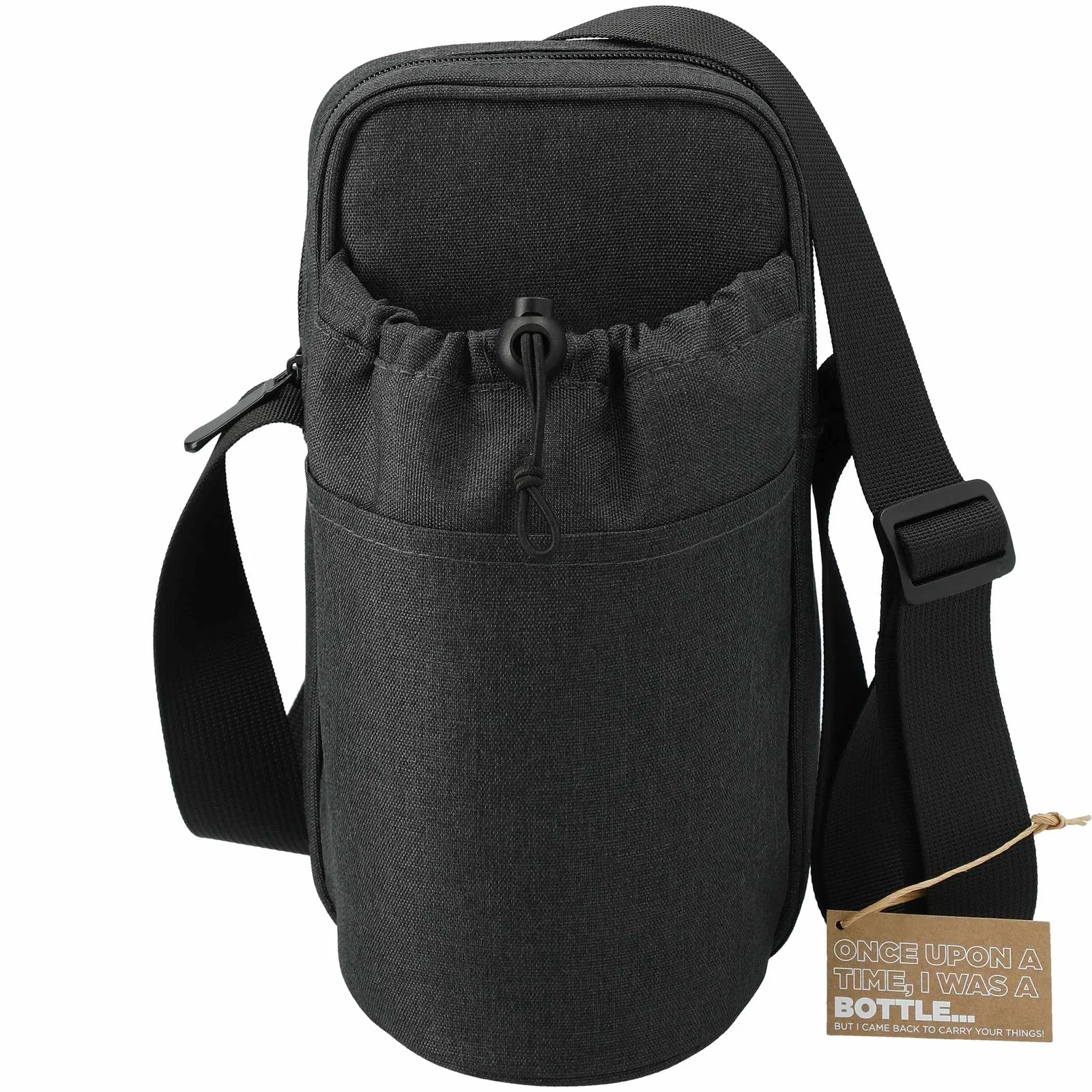 Traver RPET Adjustable Bottle Sling Cooler w/Pouch — view 12