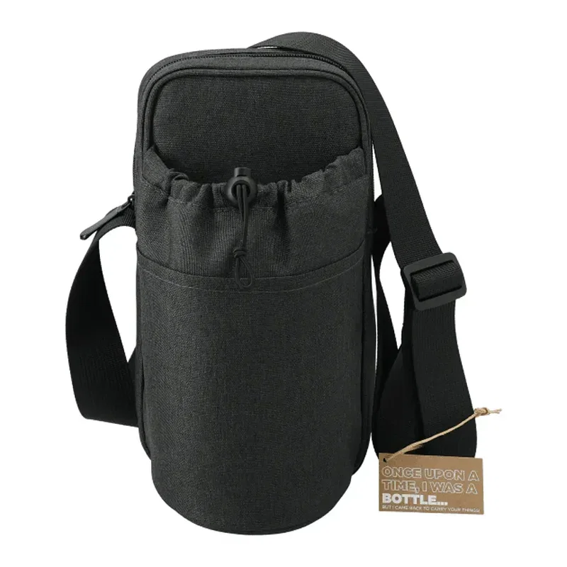 Traver RPET Adjustable Bottle Sling Cooler w/Pouch — view 5