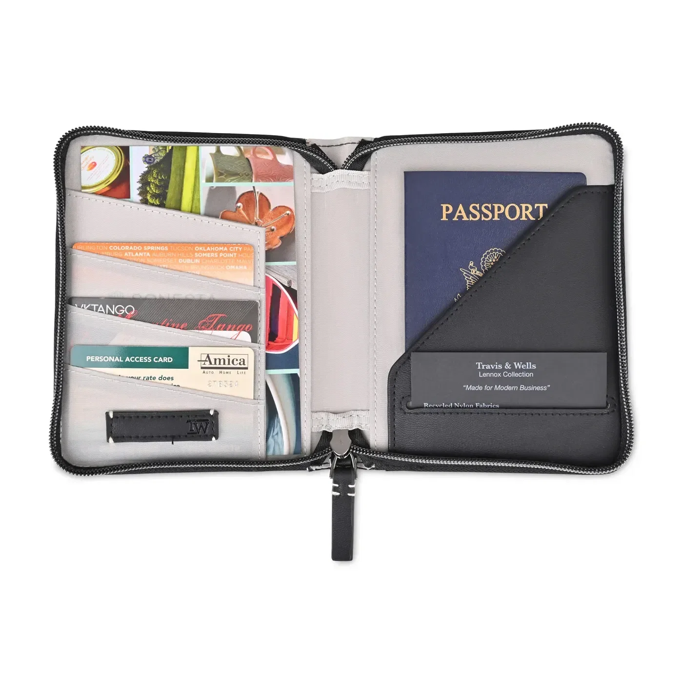 Travis & Wells® Lennox Passport Wallet — view 2