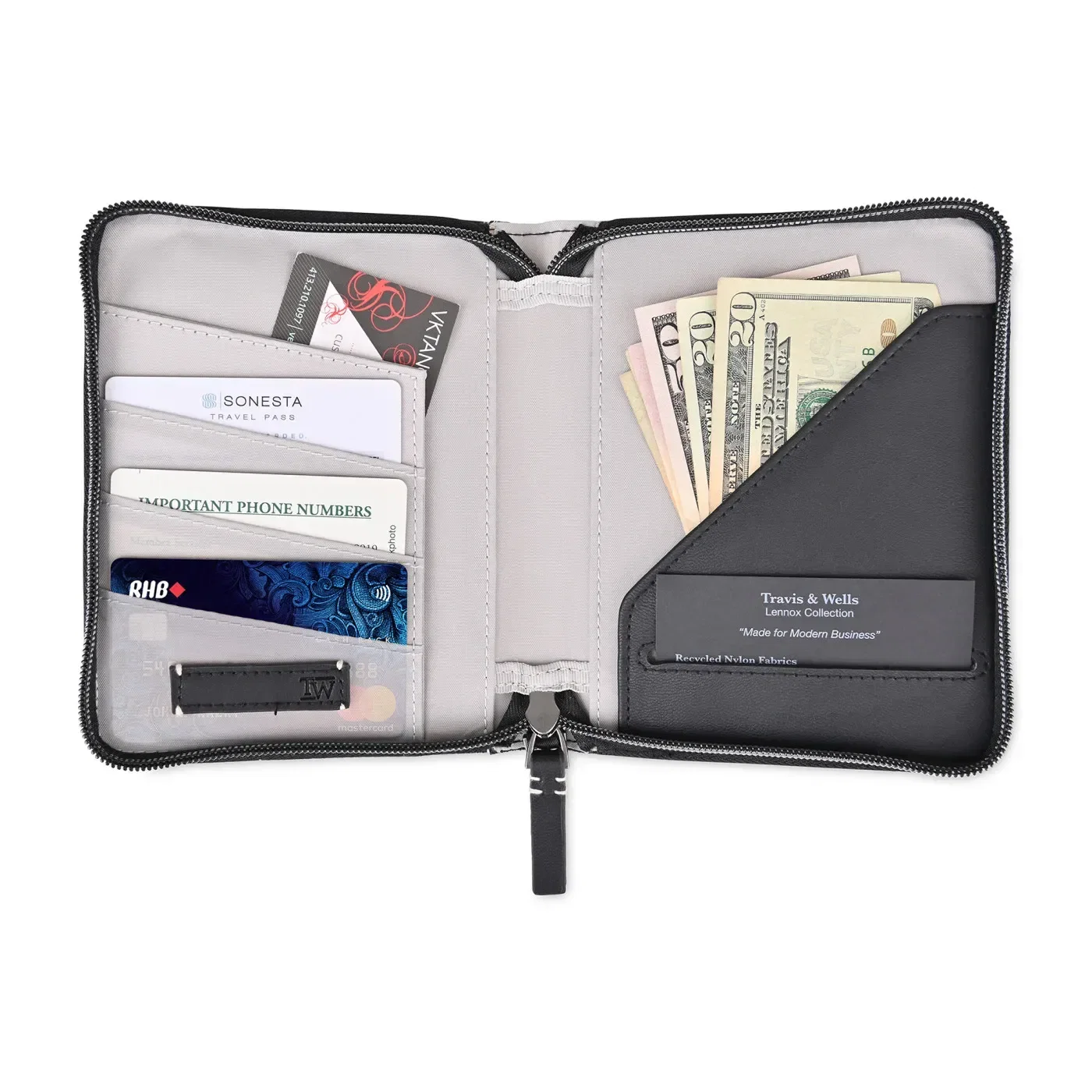 Travis & Wells® Lennox Passport Wallet — view 4