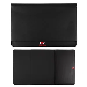 Recycled Polyurethane Laptop Sleeve with Convertible Desk Mat, 16-Inch