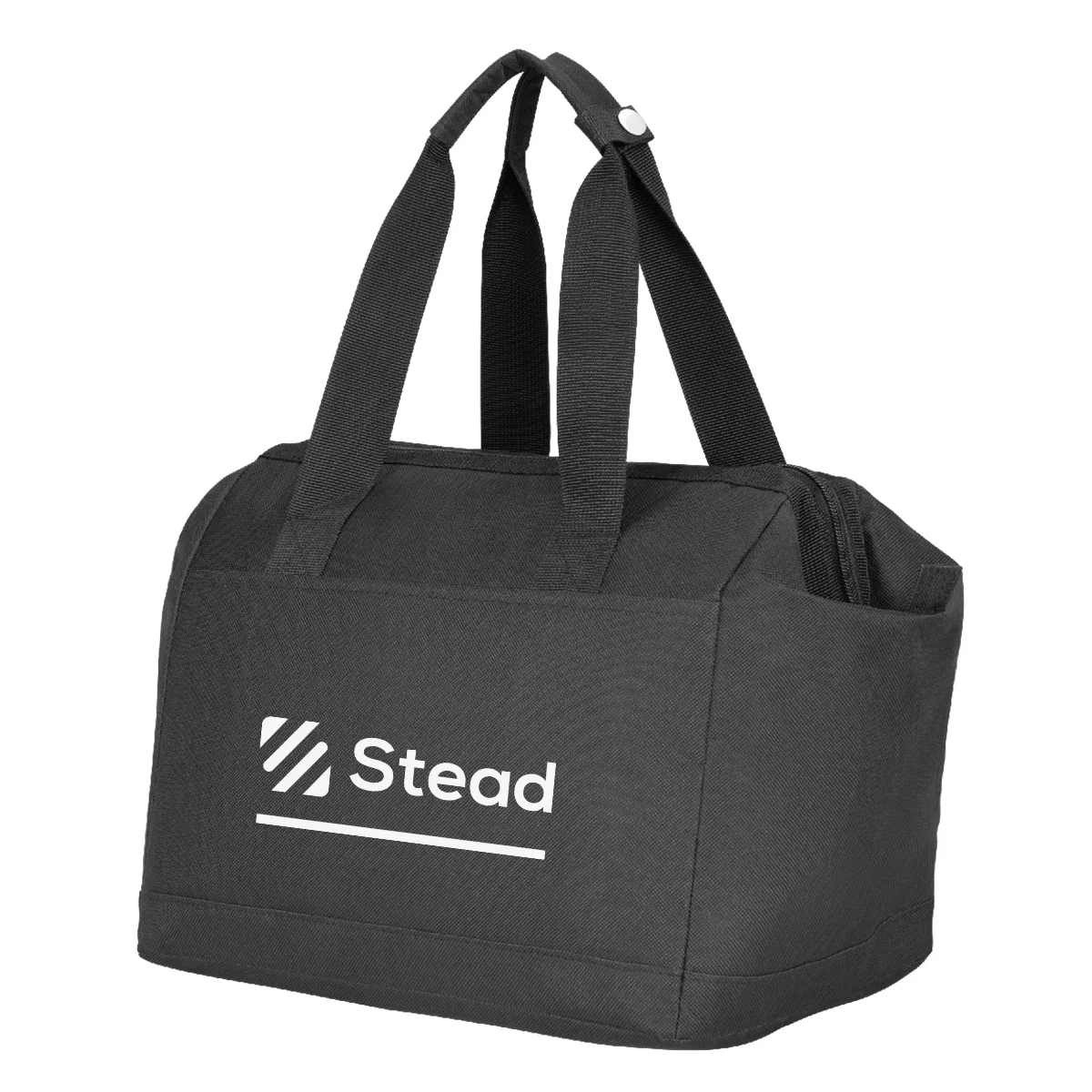 The flat base of the tool bag with the main opening in view