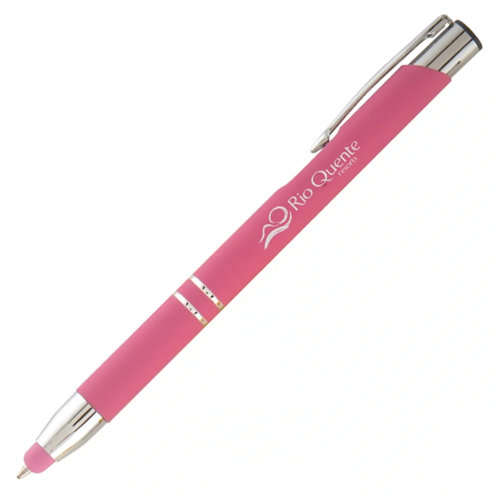 Tres-Chic Softy Brights with Stylus Click Pen (Black Ink) — view 6