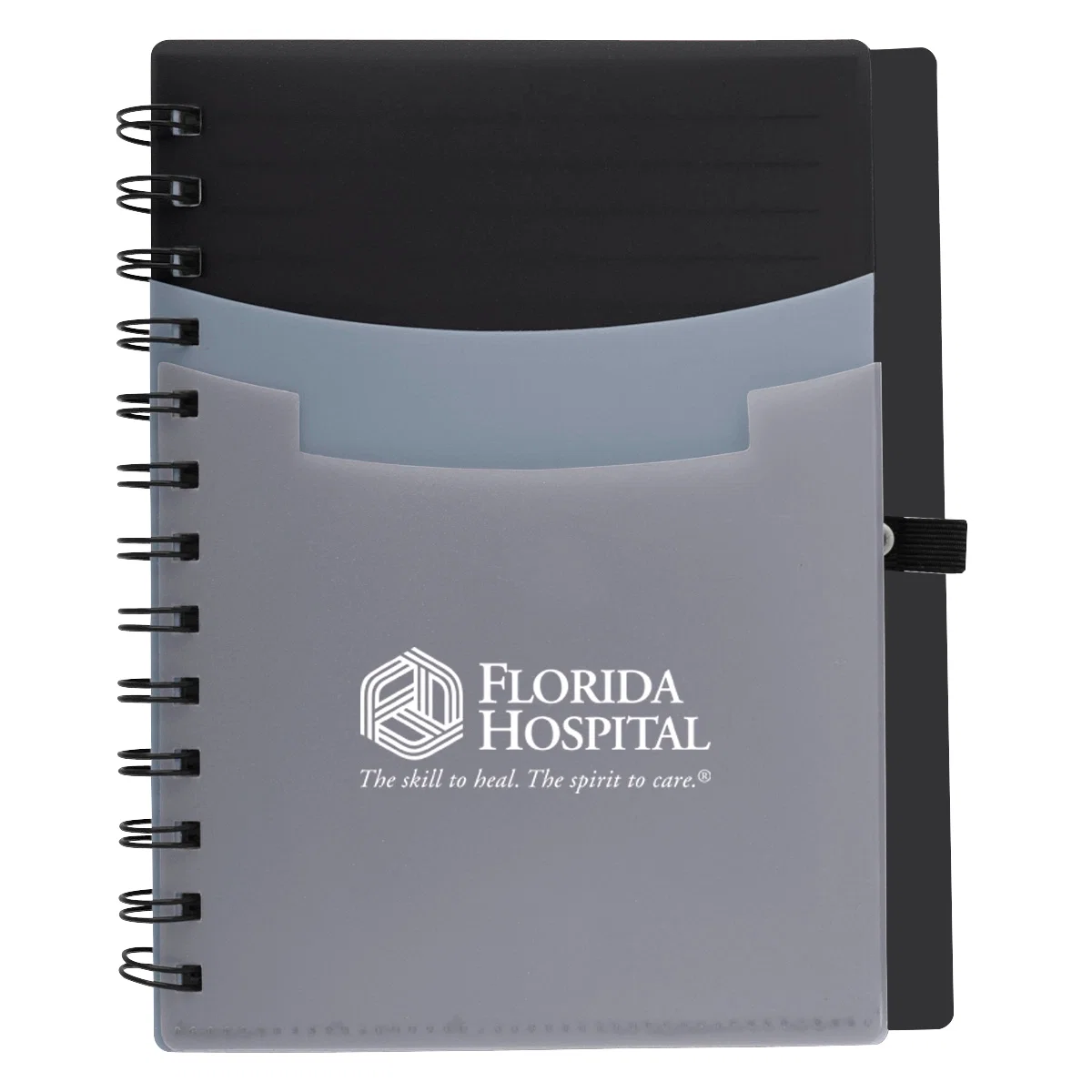 Three interior pockets hold loose papers and cards