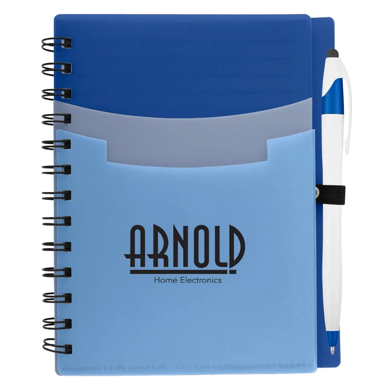 Tri-Pocket Notebook & Pen — view 2