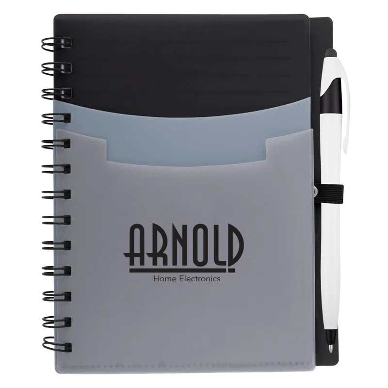 Tri-Pocket Notebook & Pen — view 5